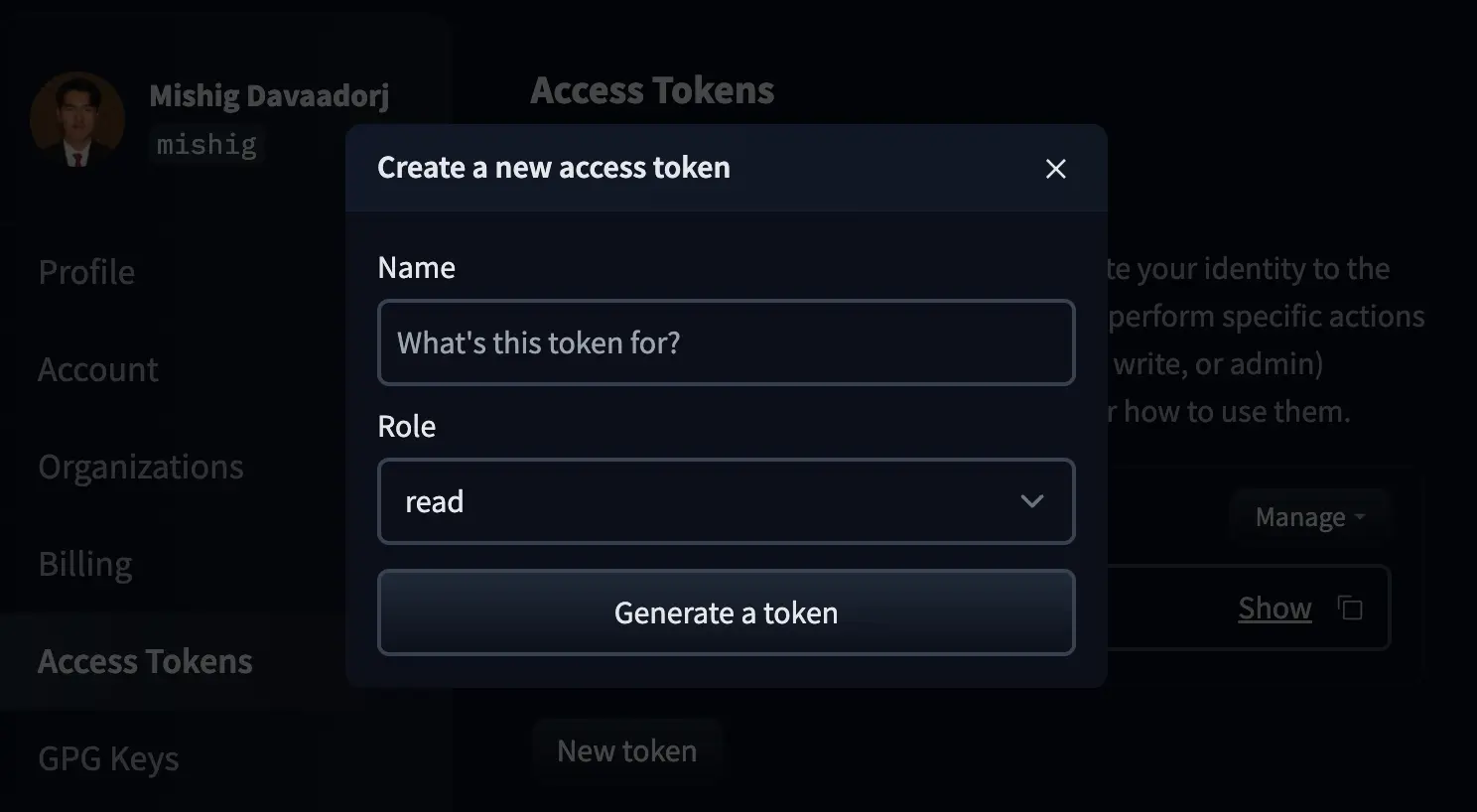 new-token-dark